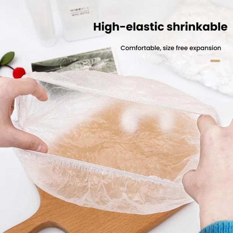150pcs /Pack Disposable Shower Caps Waterproof Clear Hair Cap 23.5cm