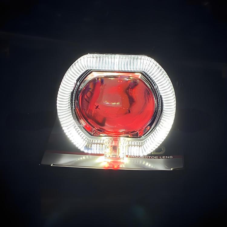 2.5 inch Motorcycle Electric Bike Car Universal Built-in LED Headlight Spot Lens Far and Near Spotlight