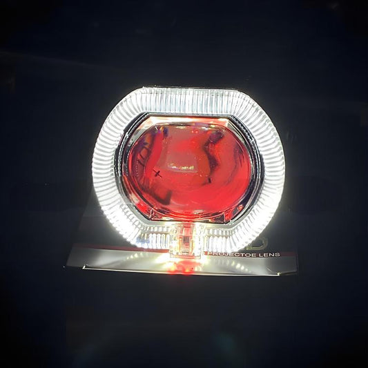 2.5 inch Motorcycle Electric Bike Car Universal Built-in LED Headlight Spot Lens Far and Near Spotlight