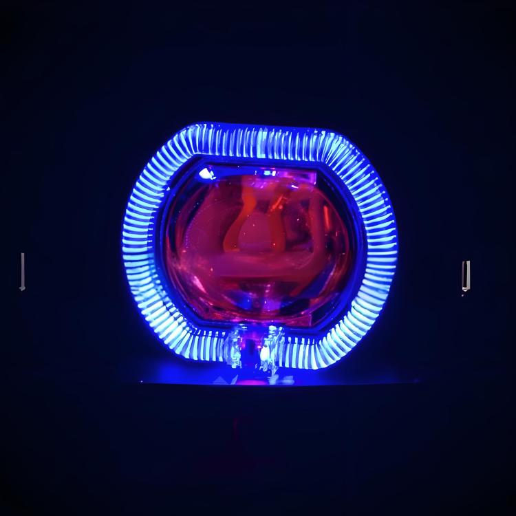 2.5 inch Motorcycle Electric Bike Car Universal Built-in LED Headlight Spot Lens Far and Near Spotlight