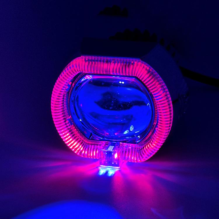 2.5 inch Motorcycle Electric Bike Car Universal Built-in LED Headlight Spot Lens Far and Near Spotlight