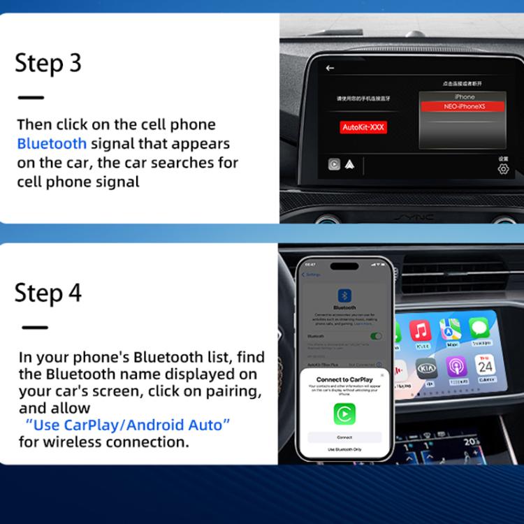 Original Carplay Wired To Wireless Box Adapter Car Connect Android Box