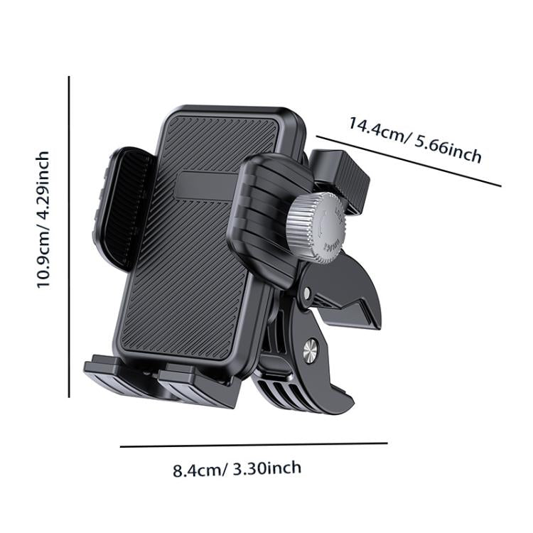 Bicycle Motorcycle Shock Absorption Mobile Phone Holder Gravity Navigation Mount