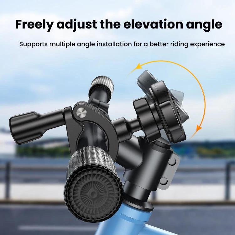 Bicycle Motorcycle Snap-On Mobile Phone Holder With Magnetic Ring