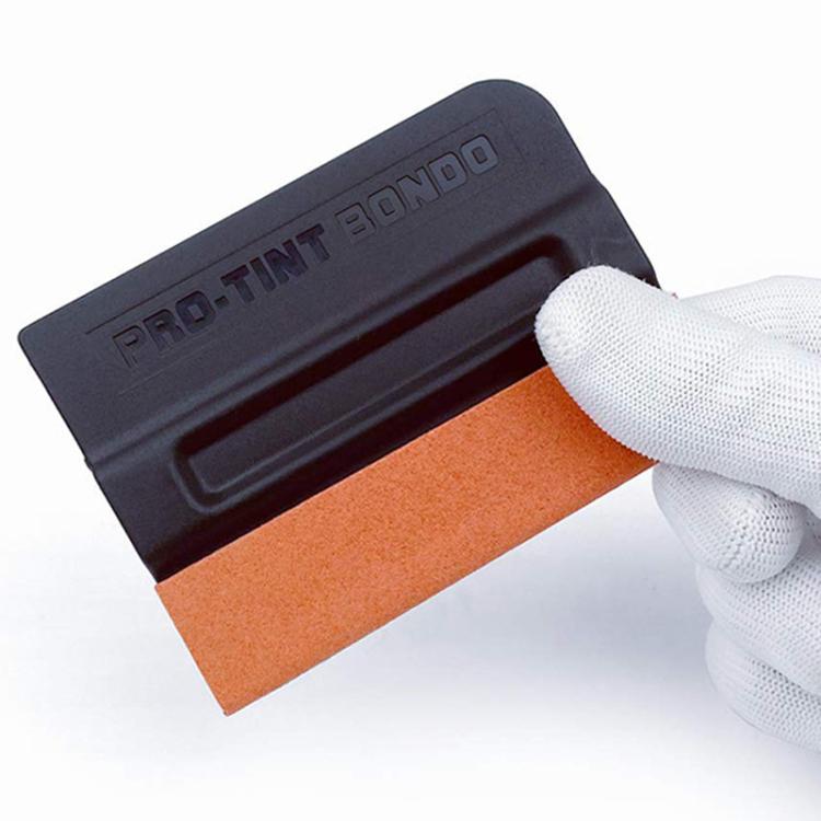 Car Film Scraper Imitation Buckskin Scraper With Magnetic Attraction