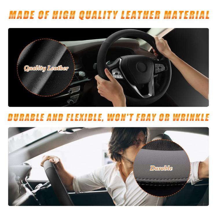 38cm Cars Universal Microfiber Steering Wheel Cover