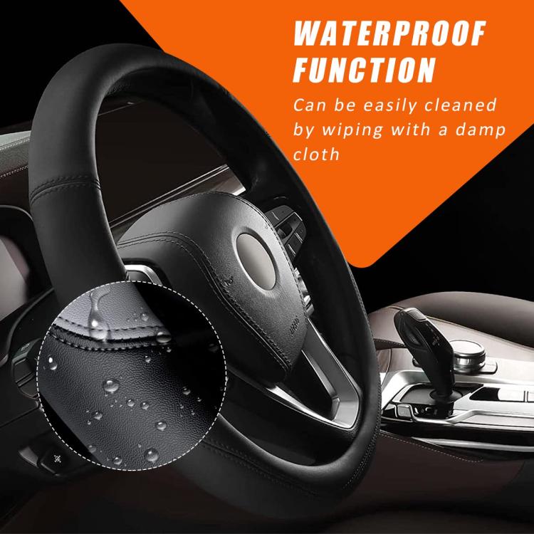 38cm Cars Universal Microfiber Steering Wheel Cover