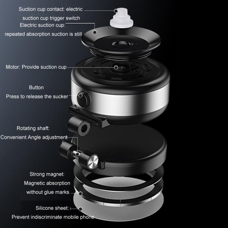 Car Navigation Eectric Vacuum Magnetic Suction Cup Multifunctional Bracket