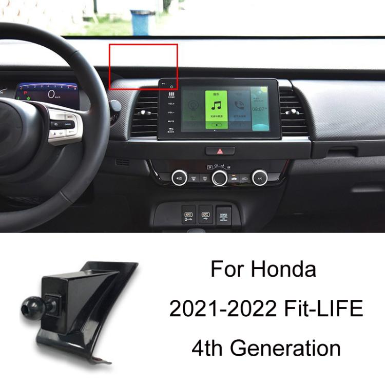 For Honda Left-hand Drive Car-Mounted Mobile Phone Navigation Holder Base, 16-21 10th Generation Civic, 17-21 CRV Double Flash/BREEZE, 17-21 AVANCIER, 17-21 CRV Right/BREEZE, 17-21 CRV 3th Generation/BREEZE, 18-21 URV, 18-22 Accord 10th Generation/Insp...