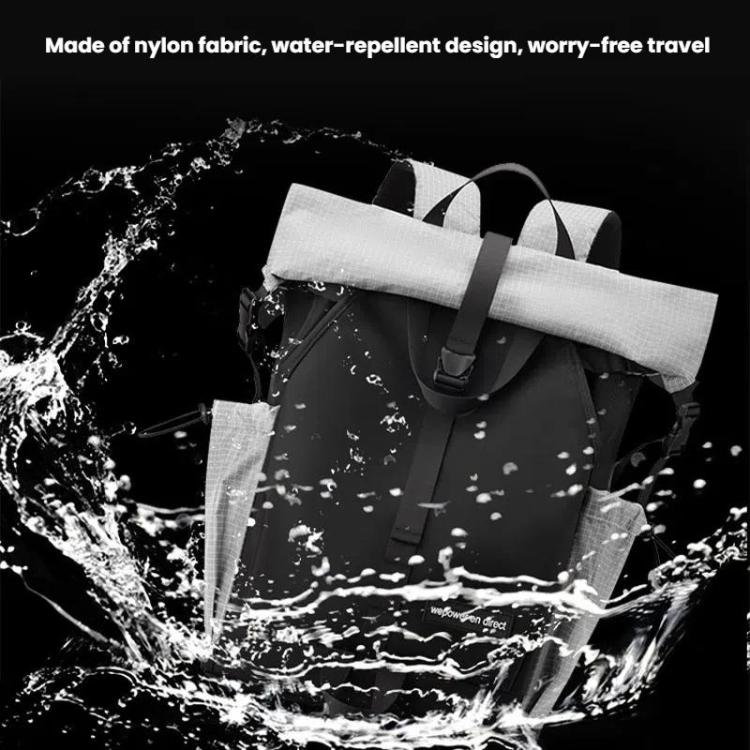 WEPOWER  Men and Women Contrast Color Backpack for Commuting Large-capacity Casual Bag