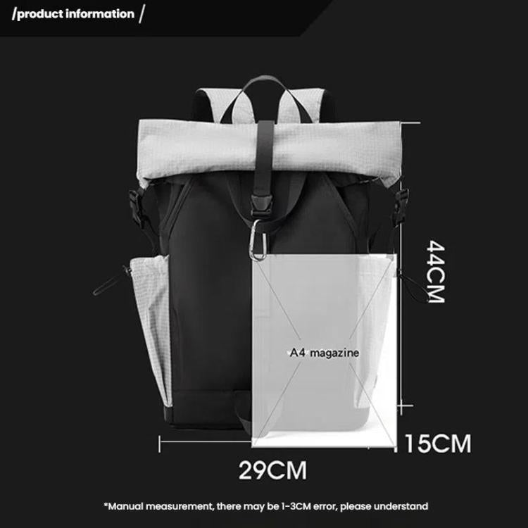 WEPOWER  Men and Women Contrast Color Backpack for Commuting Large-capacity Casual Bag