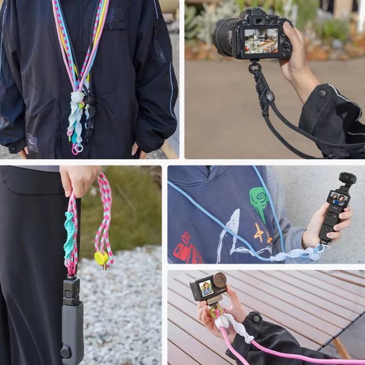 BRDRC Sport Camera Lanyard With 1/4 Inch Screw Anti-Lost Crossbody Lanyard