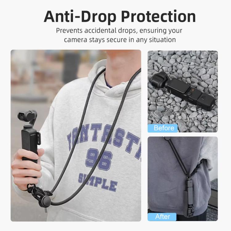 BRDRC Sport Camera Lanyard With 1/4 Inch Screw Anti-Lost Crossbody Lanyard