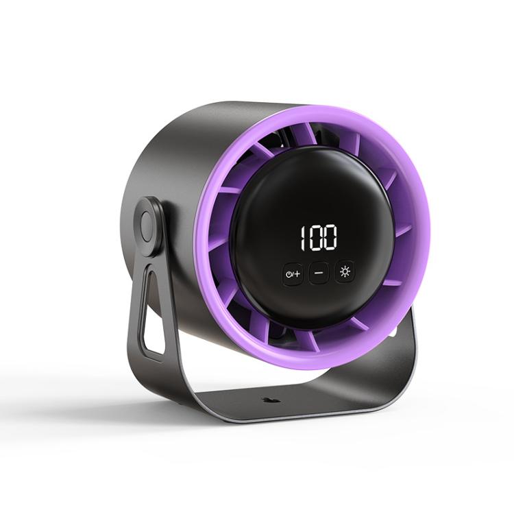 100-Gear High-Speed Circulating Fan Rechargeable Desktop Digital Display Turbo Wall-Mounted Fan