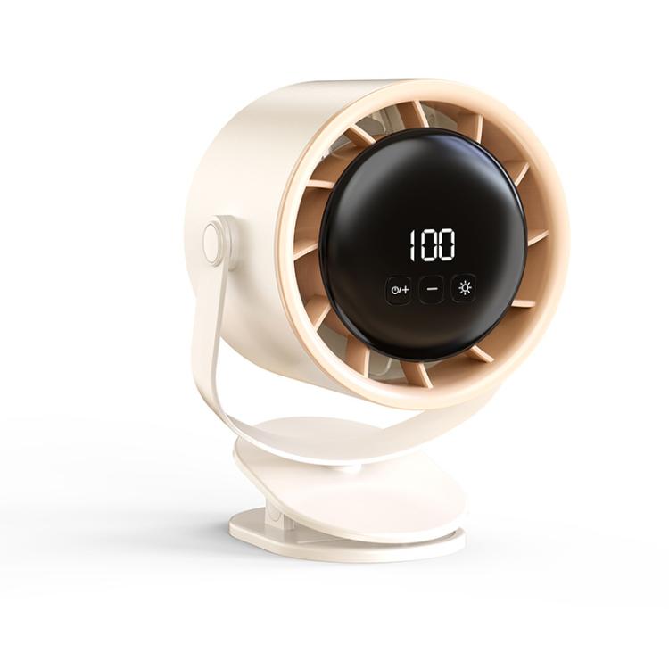 100-Gear High-Speed Circulating Fan Rechargeable Desktop Digital Display Turbo Wall-Mounted Fan