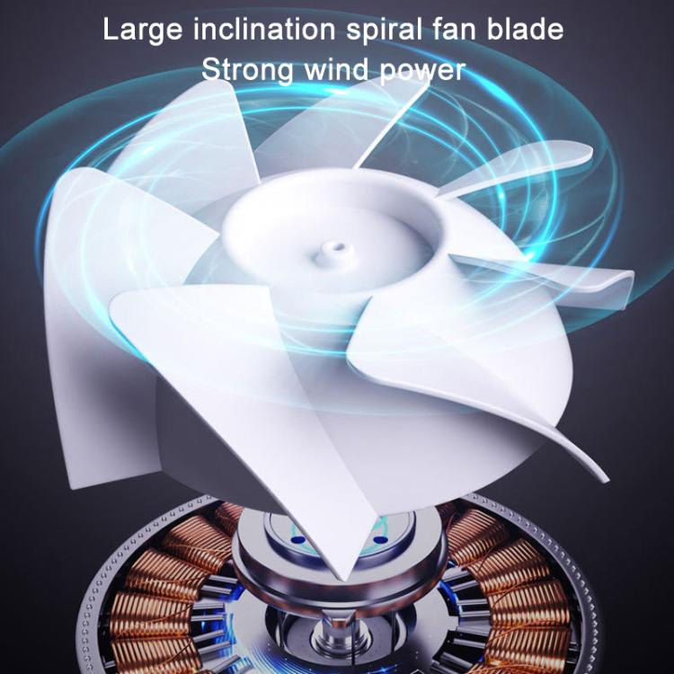 100-Gear High-Speed Circulating Fan Rechargeable Desktop Digital Display Turbo Wall-Mounted Fan