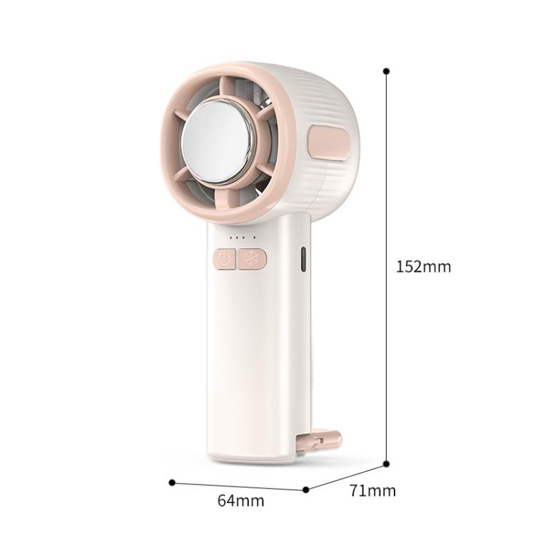 3-speed High Speed Digital Display Semiconductor Cooling Fan USB Portable Handheld Small Fan
