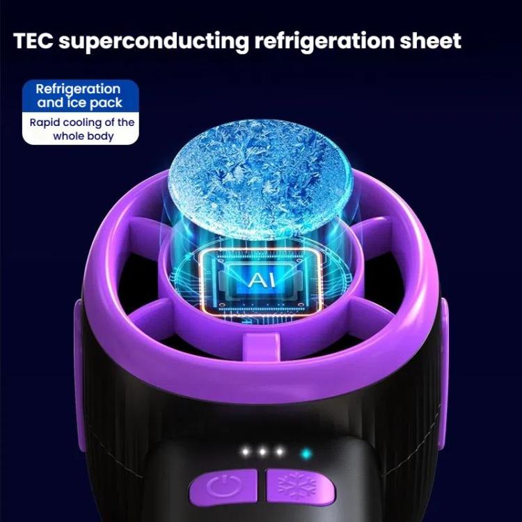 3-speed High Speed Digital Display Semiconductor Cooling Fan USB Portable Handheld Small Fan