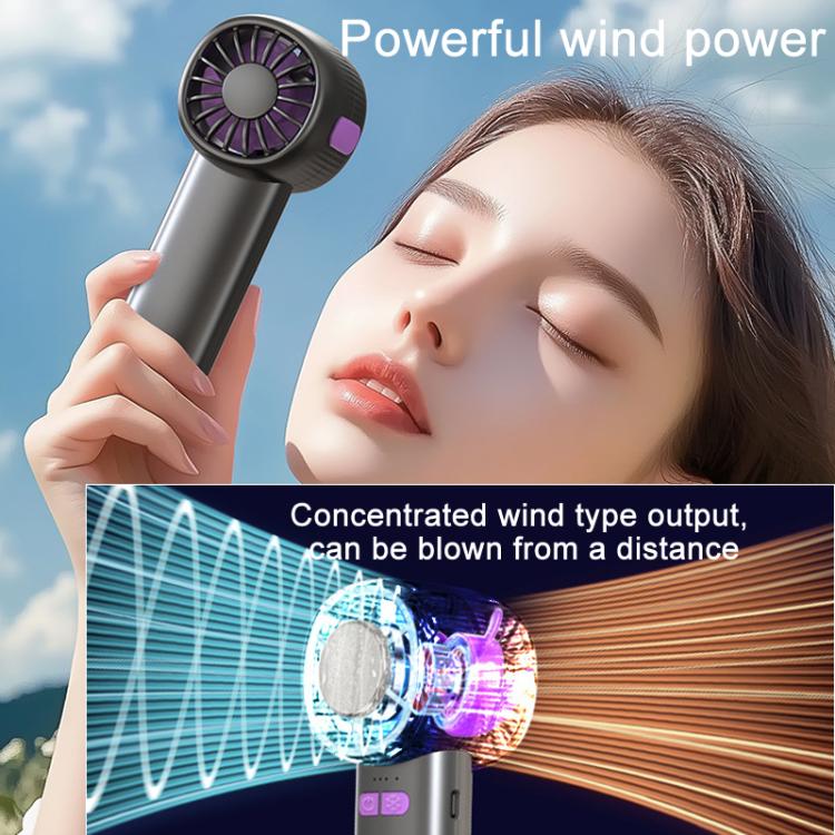 3-speed High Speed Digital Display Semiconductor Cooling Fan USB Portable Handheld Small Fan