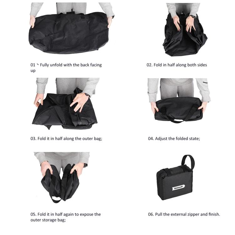 Rhinowalk RF203BK 20-inch Folding Bicycle Waterproof Storage Bag Bicycle Handbag