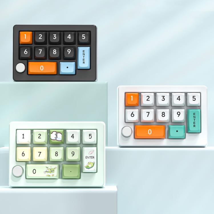 MKESPN W908 Wireless Tri-Mode Hot-Swappable Macro-Defined RGB Backlit Gaming Mechanical Keypad