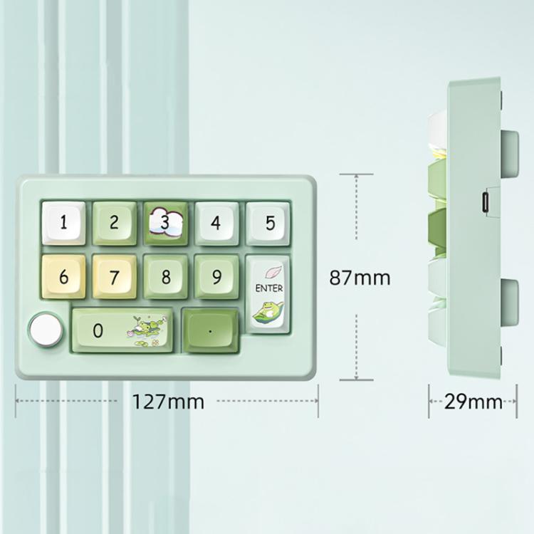 MKESPN W908 Wireless Tri-Mode Hot-Swappable Macro-Defined RGB Backlit Gaming Mechanical Keypad