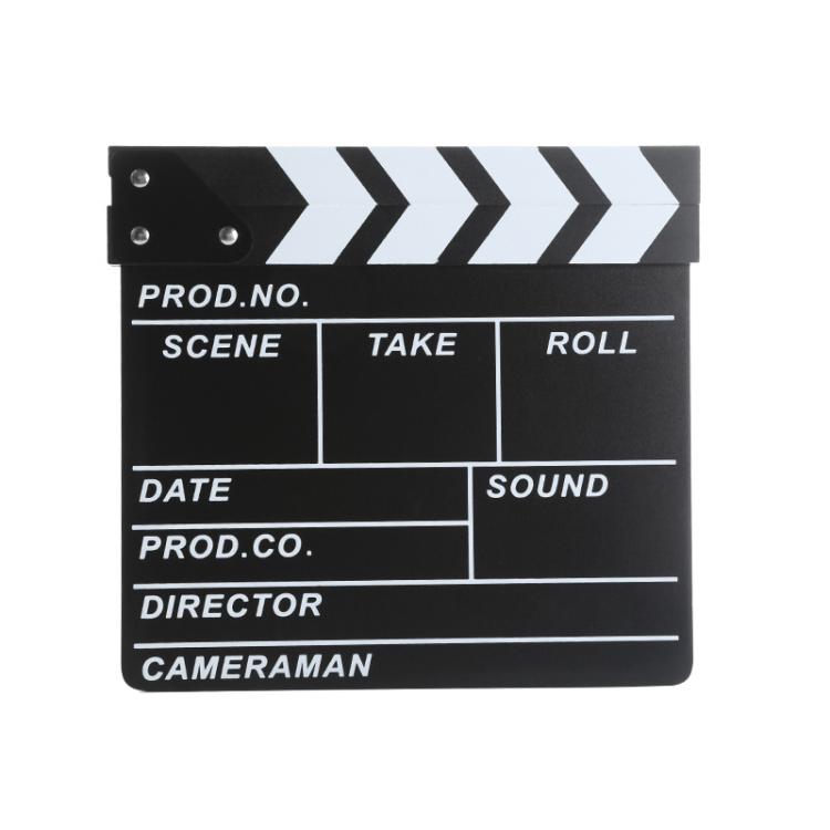 Wooden Director Board Shooting Video Movie City Scene Record Board Photography Props