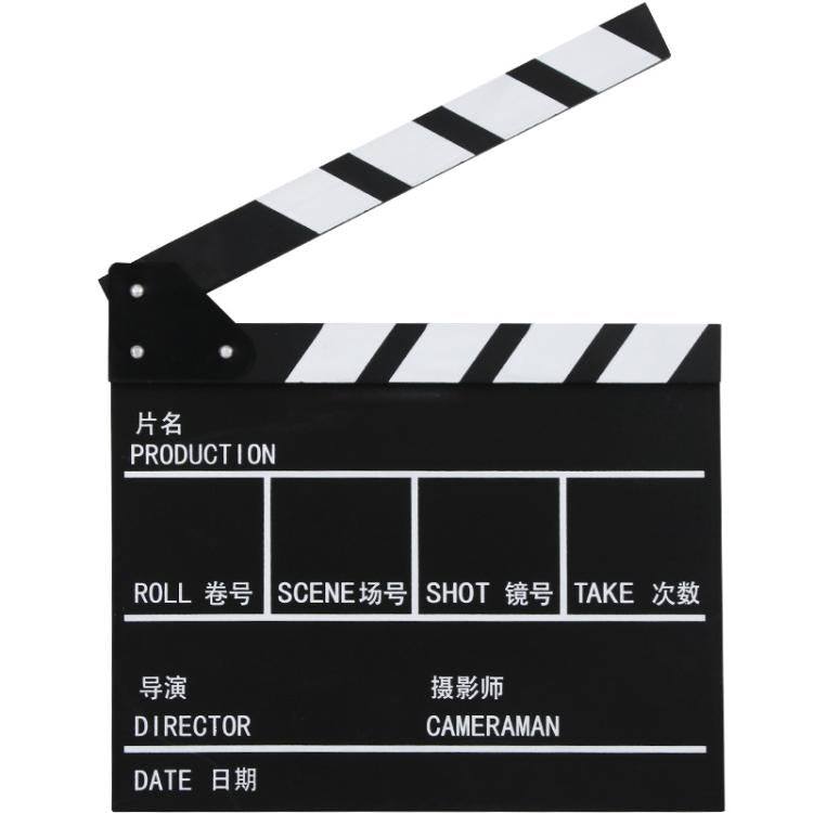 Wooden Director Board Shooting Video Movie City Scene Record Board Photography Props