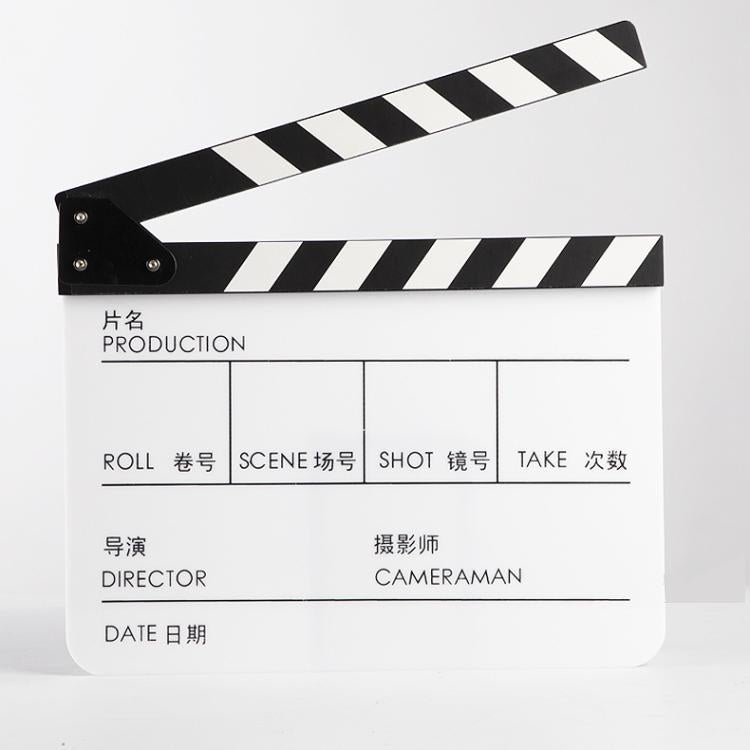 Wooden Director Board Shooting Video Movie City Scene Record Board Photography Props