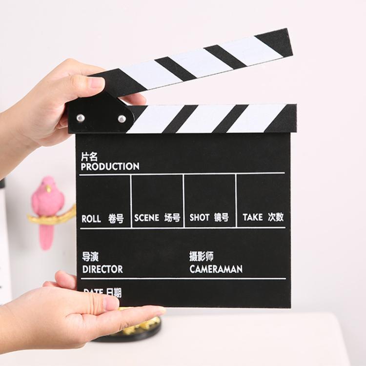 Wooden Director Board Shooting Video Movie City Scene Record Board Photography Props