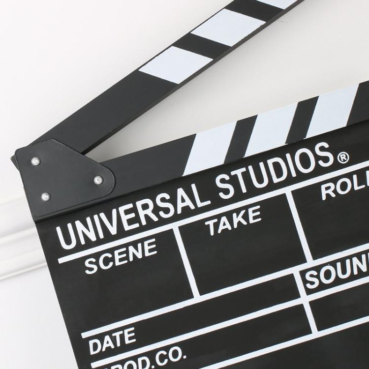 Wooden Director Board Shooting Video Movie City Scene Record Board Photography Props