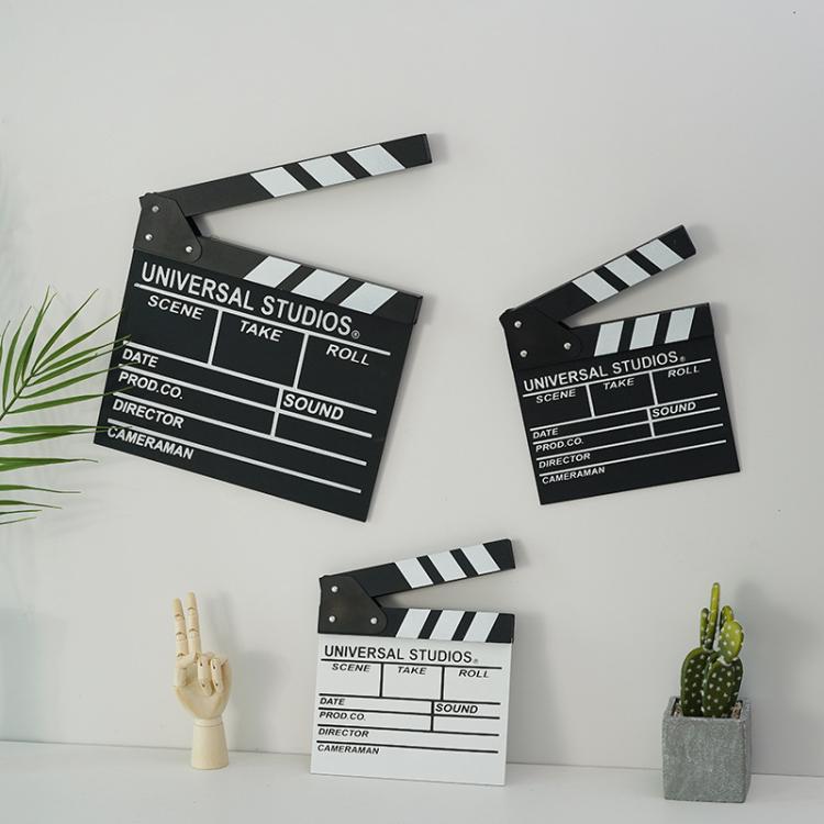 Wooden Director Board Shooting Video Movie City Scene Record Board Photography Props