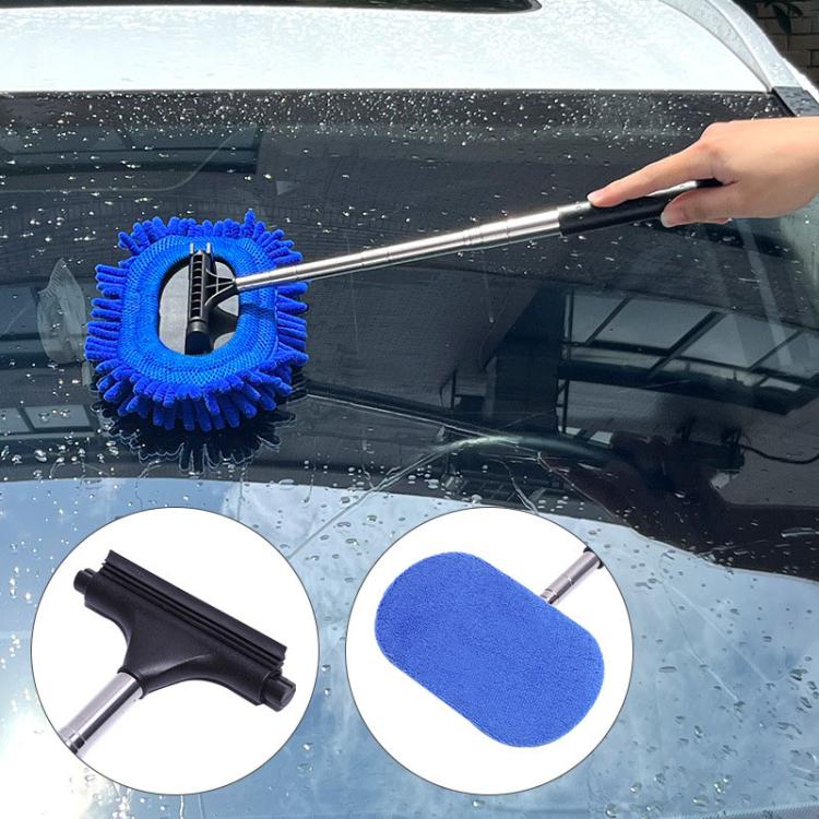 Retractable Windshield Cleaning Brush Scrubbing And Defogging 3 In 1 Car Wash Kit