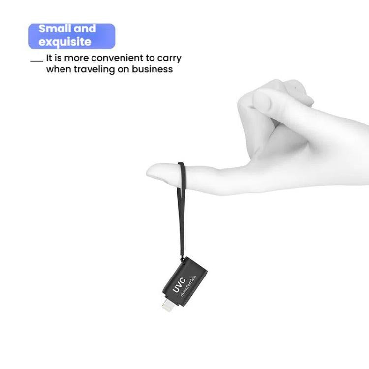 Mini LED Germicidal Light Cell Phone Adapter UVC Sterilization Lamp