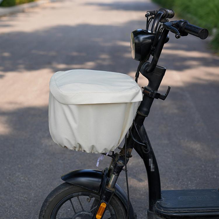 E-bike Basket Sunscreen Cover Hanging Bag Rainproof Cover Storage Bag