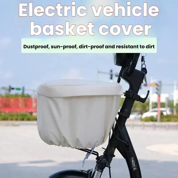 E-bike Basket Sunscreen Cover Hanging Bag Rainproof Cover Storage Bag