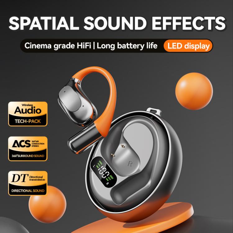 M113 AI Translation Bluetooth Headset Ear-hook Real Time Translation Earbuds 144 Voice Translator