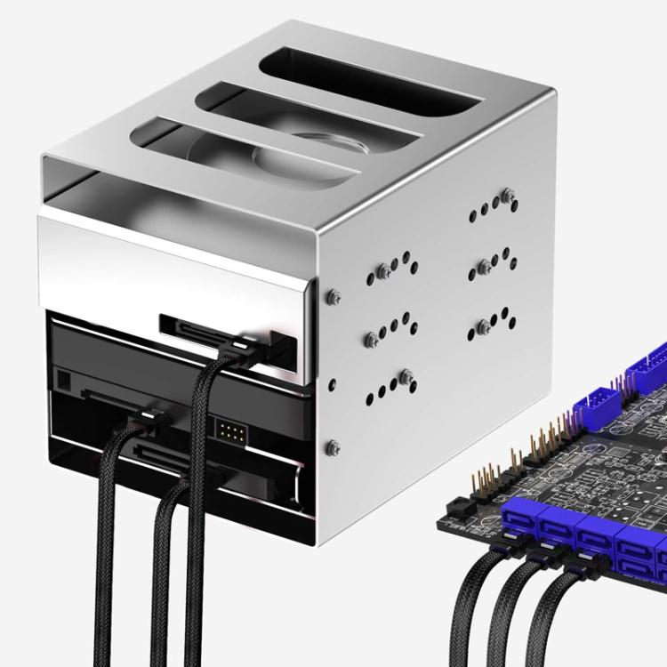 SATA3.0 With Aluminum Foil Shield Braided Cable Body Computer Hard Drive Power Cable