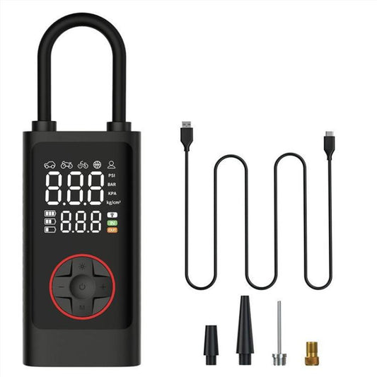 ATJ-004 Smart Wireless Digital Display Portable Car Tire Pump Multi-Function Inflator