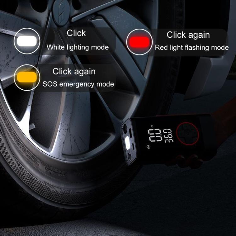 ATJ-004 Smart Wireless Digital Display Portable Car Tire Pump Multi-Function Inflator