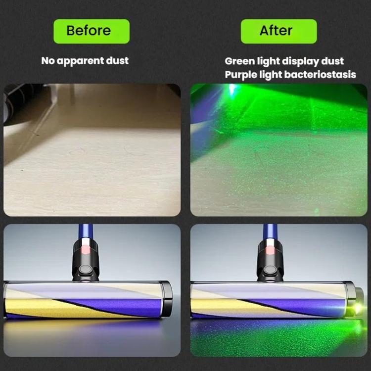 Universal Vacuum Cleaner Antibacterial Dust Display LED Lamp for Dyson / Dreame / Tineco , etc