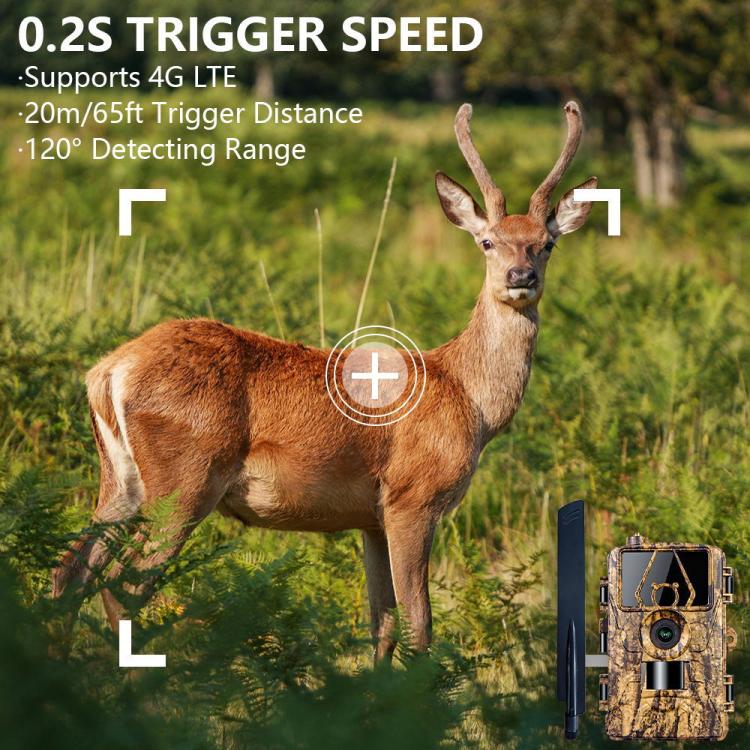 4G Hunting Camera Night Vision SIM Card HD 8K 60MP Photo Video Hunting Camera