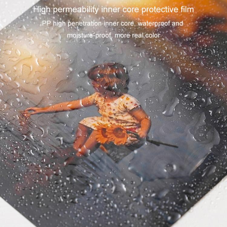 Leather Self-Adhesive Laminating Pocket Photo Album Studio Album DIY Large Capacity Records