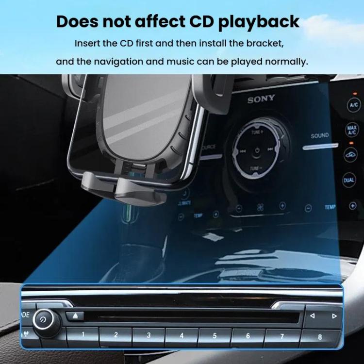 Car CD Slot Navigation Mobile Phone Holder