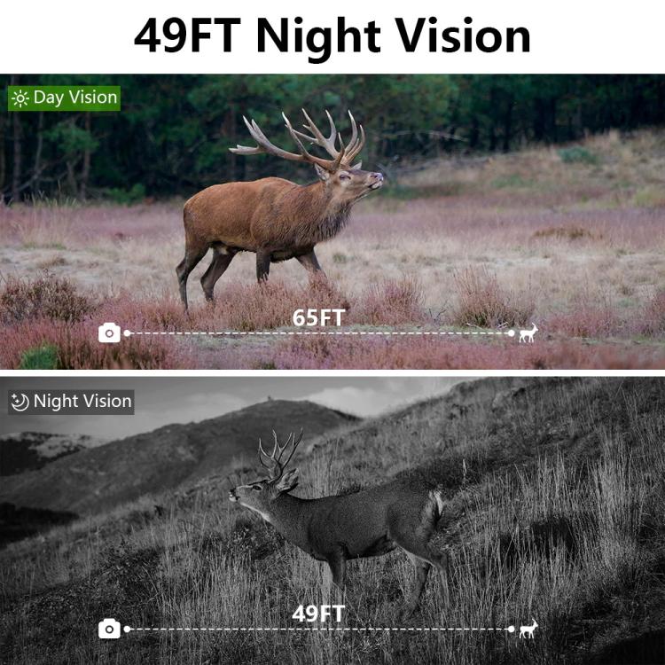 Ultra-clear 8K Video 60MP Photo Wifi Hunting Camera