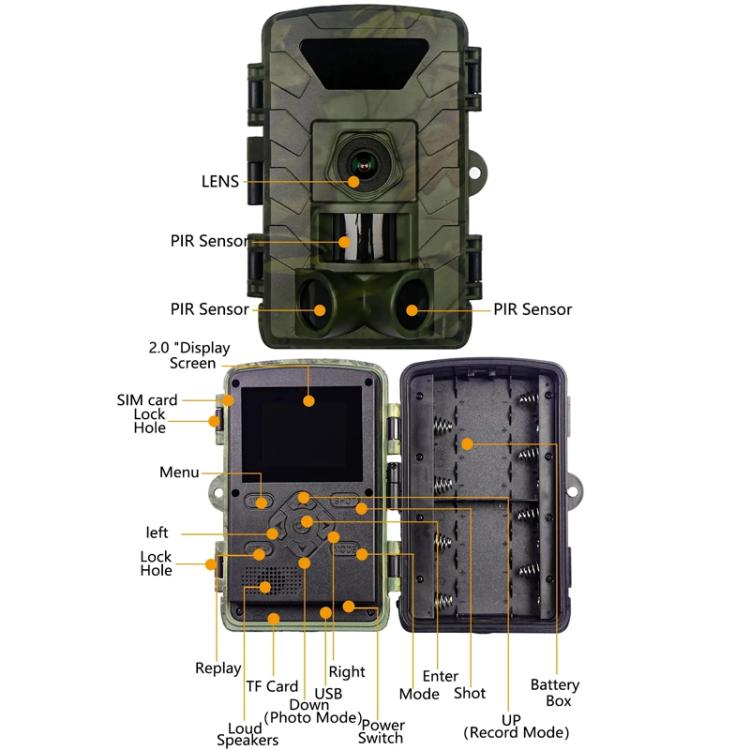 Ultra-clear 8K Video 60MP Photo Wifi Hunting Camera