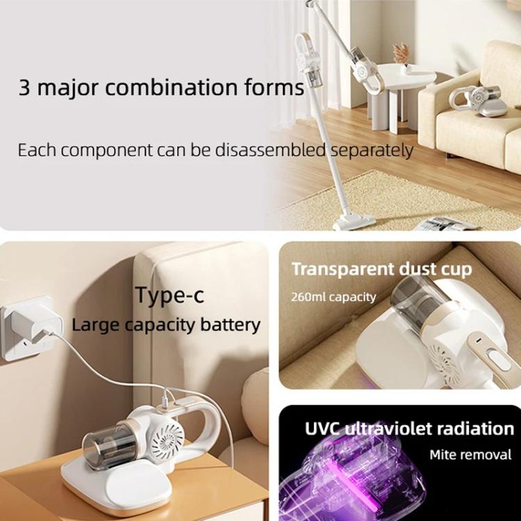 85000Pa Smart Handheld Vacuum Cleaner Cordless Dust Mite Removal UV Sterilizer Vacuum Cleaner