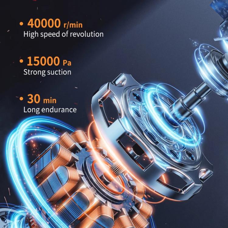 15000Pa Wireless Handheld Vacuum Cleaner Household Large Suction Mite Dusting Mopping Machine