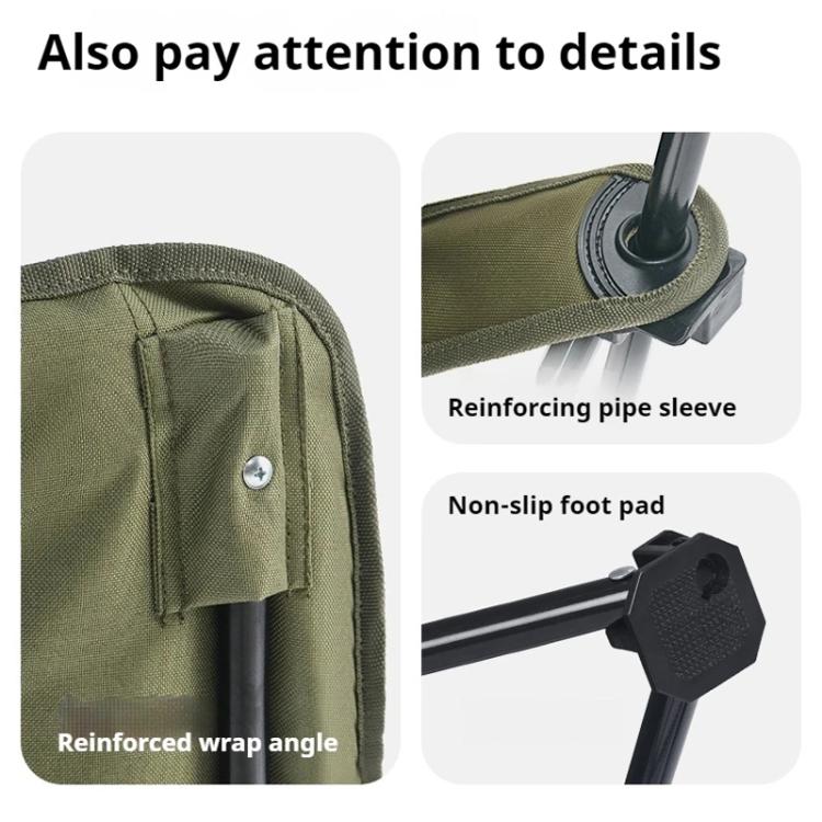 Naturehike Outdoor Folding High Back Moon Lounge Chair Camping Backrest Chair