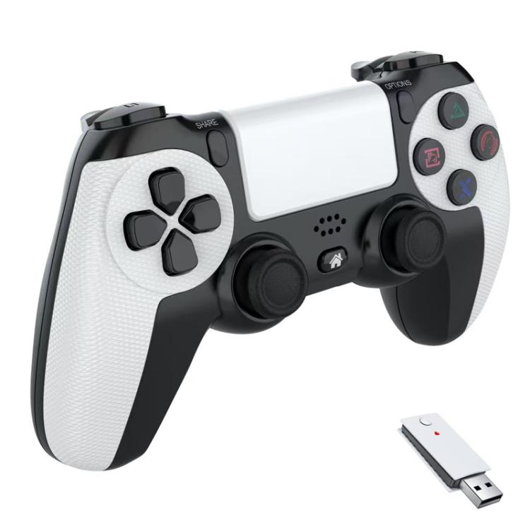 2.4G Dual Motor Dual Vibration 6-Axis Wireless Gamepad For PS4 / PS5 / Android / iOS / PC